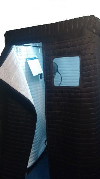 Mobile Acoustic Vocal Booth for voice over